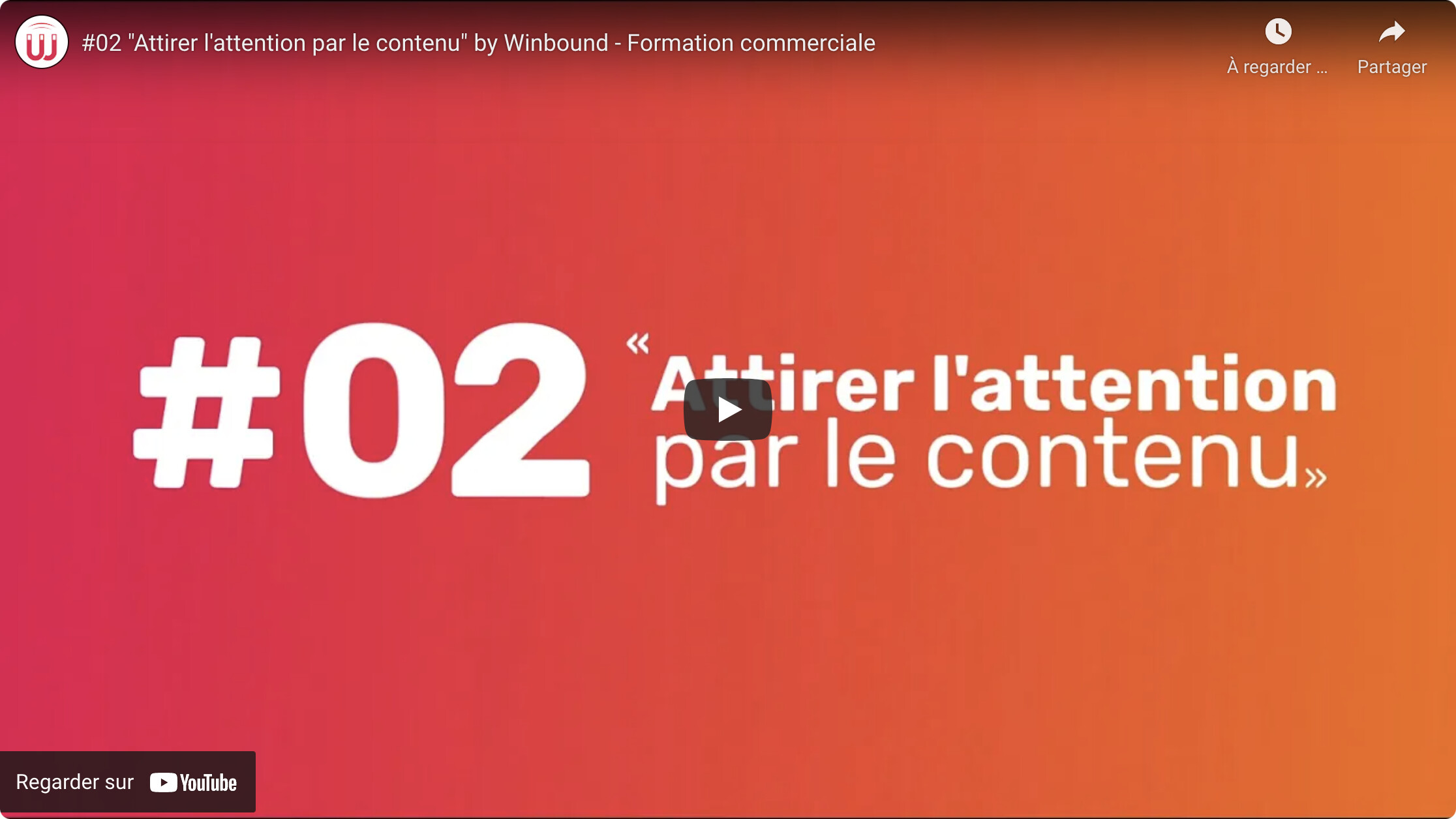 Astuce commerciale : #02 "Attirer l'attention par le contenu"